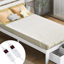 Electric Heated Mattress Pad with Dual Controllers & Auto-Off by DirectDeals