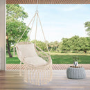 Hanging Hammock Chair with Soft Seat Cushions and Sturdy Rope Chain by LJGDeals
