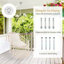 Hanging Hammock Chair with Soft Seat Cushions and Sturdy Rope Chain by LJGDeals