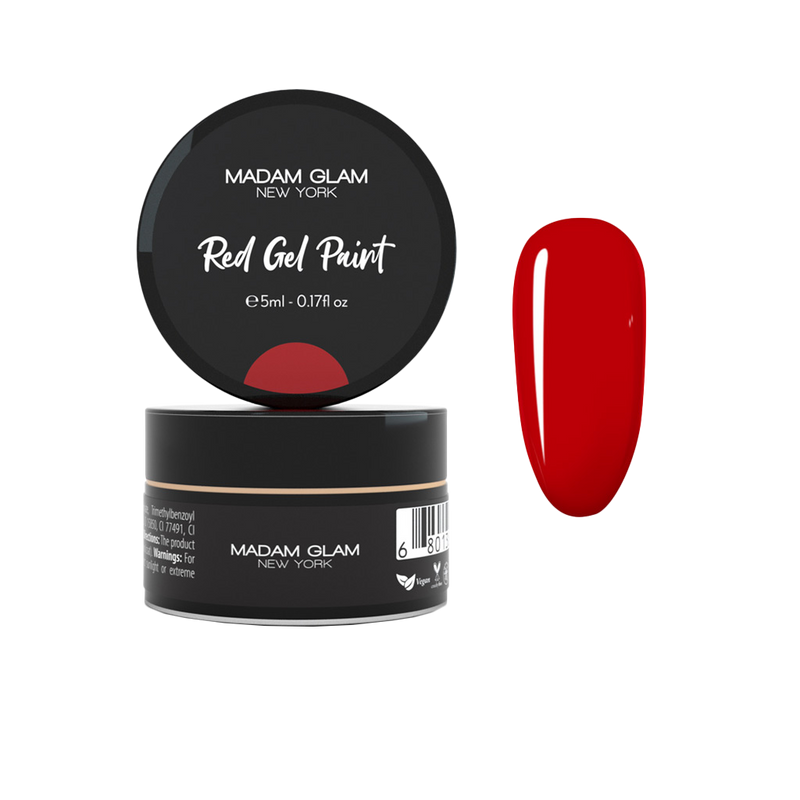 Red Gel Paint