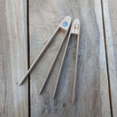 Magnetic Wooden Toast & Garnish Tongs