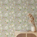 Magnolia Flowers and Birds Wallpaper