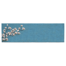 Magnolia Branch - Blue Coir Doormat