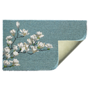 Magnolia Branch - Blue Coir Doormat