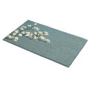 Magnolia Branch - Blue Coir Doormat