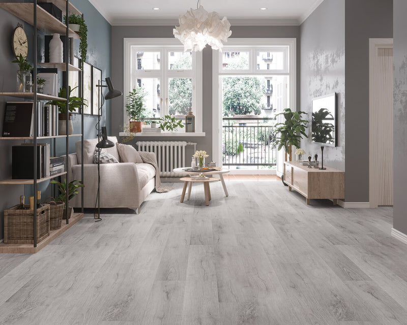 Magus SPC EIR 7"x60" Vinyl Flooring 7mm - Pearly Cloud