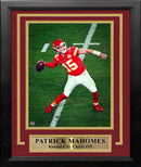 Patrick Mahomes Throwing Action Kansas City Chiefs 8" x 10" Framed Football Photo by Dynasty Sports & Framing