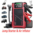 9-in-1 Portable Jump Starter with Air Compressor 12V Car Battery Booster USB LED by 2Dropme