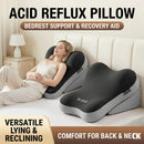 Adjustable Bed Wedge Pillow Memory Foam Backrest Reading Support Cushion by 2Dropme