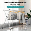Extendable 48.4"-78.7" Folding Laundry Rack Indoor Outdoor Clothes Dryer by 2Dropme