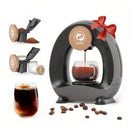 2 in 1 Single Serve Coffee Maker K Cup & Ground Coffee Brewer 4-8 Cup Size by 2Dropme