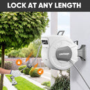 Retractable Garden Hose Reel 40/100/110/130FT Auto Rewind Wall Mounted Hose by 2Dropme