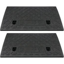 2PCS Heavy Duty Curb Ramp Portable Non-Slip Driveway Ramp for Car Wheelchair by 2Dropme