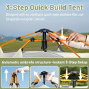 3-4 Person Instant Pop Up Camping Tent Waterproof Quick Setup Outdoor Portable by 2Dropme