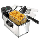 1700W Electric Deep Fryer 3L/5L Stainless Steel w Basket Timer Temperature by 2Dropme
