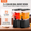 3 Gallon Beverage Dispenser w/ Stand Spigot Lid for Juice Tea Water Parties