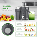 500W Centrifugal Juicer Machine 3 Speed Wide Mouth Fruit Vegetable Extractor by 2Dropme