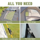 3-4 Person Instant Pop Up Camping Tent Waterproof Quick Setup Outdoor Portable by 2Dropme