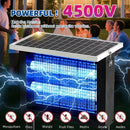 Solar Bug Zapper Outdoor 4500V Electric Mosquito Fly Trap Wireless Portable by 2Dropme