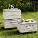 Collapsible Storage Bins Box with Lids And Handle - Portable Plastic Storage by 2Dropme