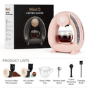2 in 1 Single Serve Coffee Maker K Cup & Ground Coffee Brewer 4-8 Cup Size by 2Dropme