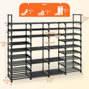 Stackable Shoe Rack Bookshelf Storage Shelf Freestanding Organizer for Entryway by 2Dropme