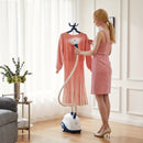 1500W Garment Steamer Standing Clothes Steamer 1.8L Tank 60Min Continuous Steam by 2Dropme