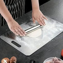 3PCS Stainless Steel Cutting Board Set Non-Slip Anti-Bacterial Kitchen Boards by 2Dropme