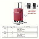 Carry On Luggage Hard Shell Spinner Suitcase USB TSA Lock Front Pocket Travel Bag by 2Dropme