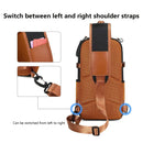 Anti-Theft Sling Bag Men Crossbody Chest Backpack USB Waterproof Travel Bag by 2Dropme