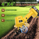 20V Cordless Garden Tiller Cultivator Electric Rototiller w/ Battery Charger by 2Dropme