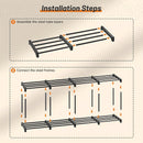 Stackable Shoe Rack Bookshelf Storage Shelf Freestanding Organizer for Entryway by 2Dropme