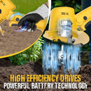 20V Cordless Garden Tiller Cultivator Electric Rototiller w/ Battery Charger by 2Dropme