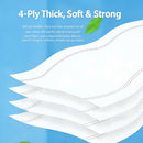 Spring Touch 4-Ply Toilet Paper Ultra Soft Strong Bath Tissue 10/20/30 Rolls Lint-Free by 2Dropme