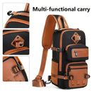 Anti-Theft Sling Bag Men Crossbody Chest Backpack USB Waterproof Travel Bag by 2Dropme