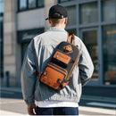 Anti-Theft Sling Bag Men Crossbody Chest Backpack USB Waterproof Travel Bag by 2Dropme