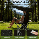 Portable Camping Chair with Canopy Folding Outdoor Chair Beach Fishing