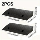 2PCS Heavy Duty Curb Ramp Portable Non-Slip Driveway Ramp for Car Wheelchair by 2Dropme