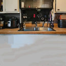 Over Sink Dish Drying Rack 1 Tier Kitchen Organizer Dustproof Storage Shelf by 2Dropme