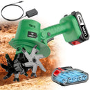 20V Cordless Garden Tiller Cultivator Electric Rototiller w/ Battery Charger by 2Dropme