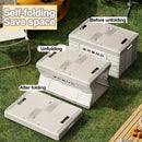 Collapsible Storage Bins Box with Lids And Handle - Portable Plastic Storage by 2Dropme