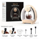 2 in 1 Single Serve Coffee Maker K Cup & Ground Coffee Brewer 4-8 Cup Size by 2Dropme