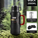 Multi-Size - Insulated Water Bottle Stainless Steel Thermos Mug Handle by 2Dropme