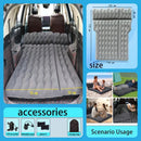 Car Inflatable Mattress Back Seat Bed SUV Travel Air Bed w/ Pump & Pillows by 2Dropme