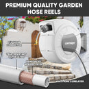 Retractable Garden Hose Reel 40/100/110/130FT Auto Rewind Wall Mounted Hose by 2Dropme