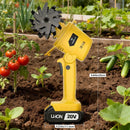 20V Cordless Garden Tiller Cultivator Electric Rototiller w/ Battery Charger by 2Dropme