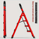 Heavy Duty Folding Step Ladder 3/4/5 Step Non-Slip 500LBS Capacity Portable by 2Dropme