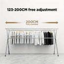 Extendable 48.4"-78.7" Folding Laundry Rack Indoor Outdoor Clothes Dryer by 2Dropme