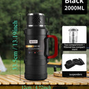 Multi-Size - Insulated Water Bottle Stainless Steel Thermos Mug Handle by 2Dropme