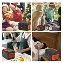 300W Portable Power Station Solar Generator w/ Foldable Solar Panel Camping Backup Power Supply by 2Dropme